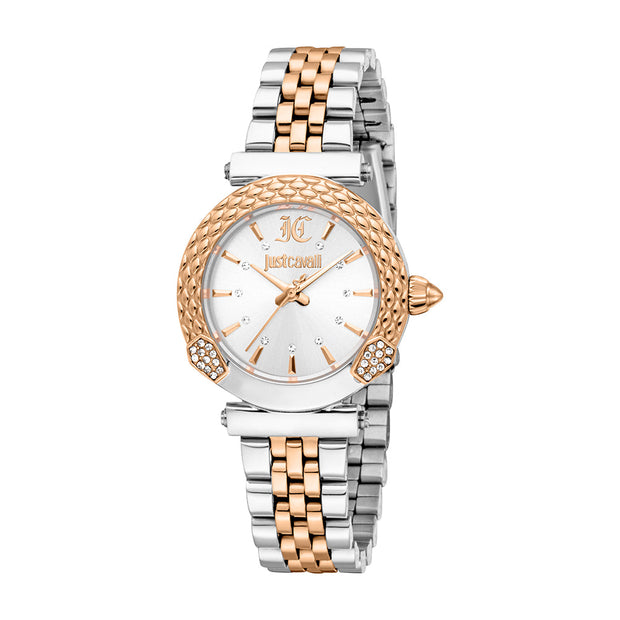 Women Mistero Two Tone Silver & Rose Gold 30mm Watch