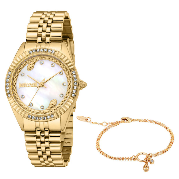 Women Vittoria Gold Watch Set