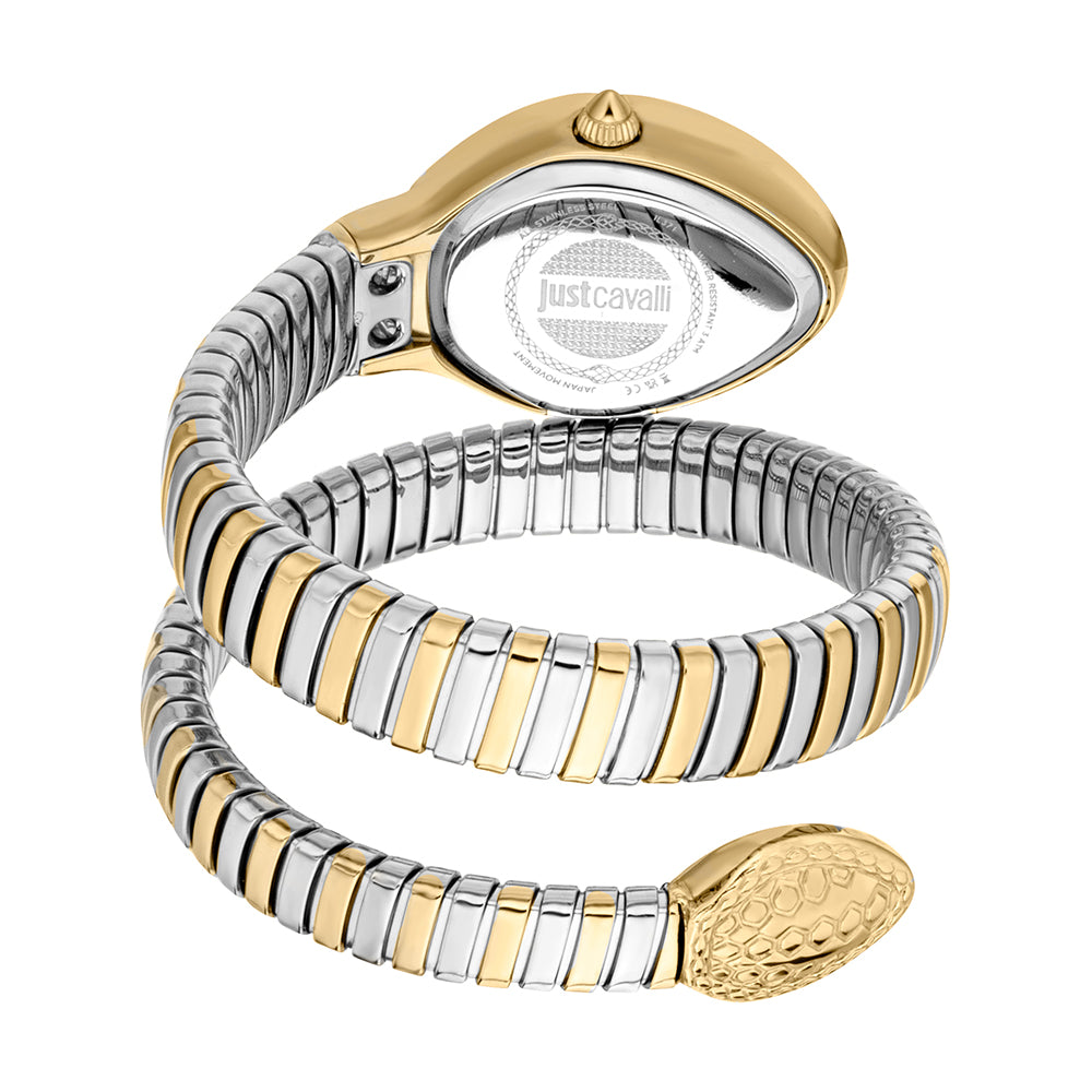Women Eclisse Two Tone Silver & Gold 22 X 33.5mm Watch
