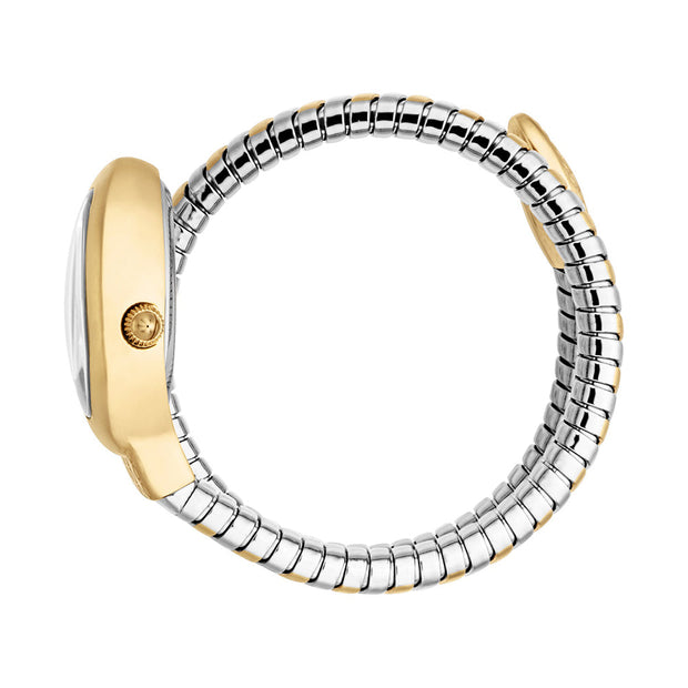 Women Eclisse Two Tone Silver & Gold 22 X 33.5mm Watch