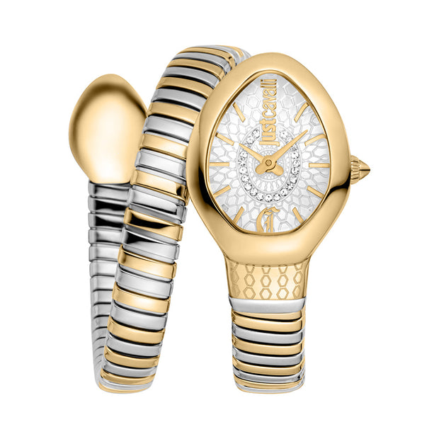 Women Eclisse Two Tone Silver & Gold 22 X 33.5mm Watch