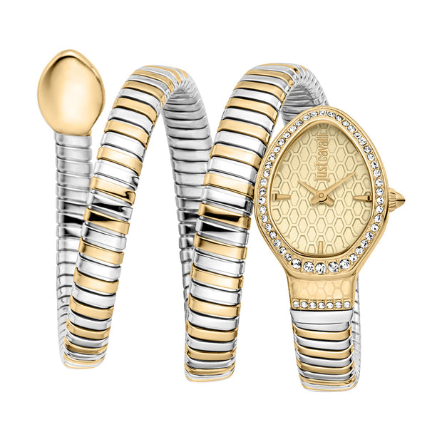 Women Carezza Two Tone Silver & Gold 22 X 33.5mm Watch