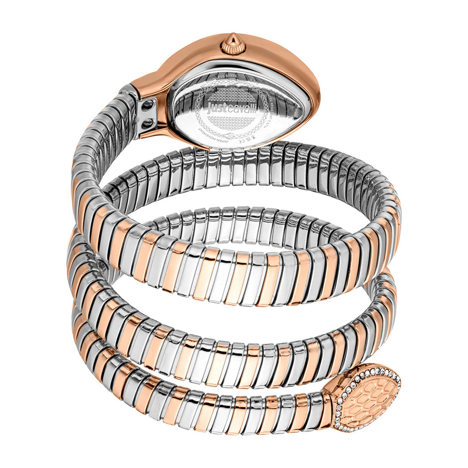 Women Carezza Two Tone Silver & Rose Gold 22 X 33.5mm Watch