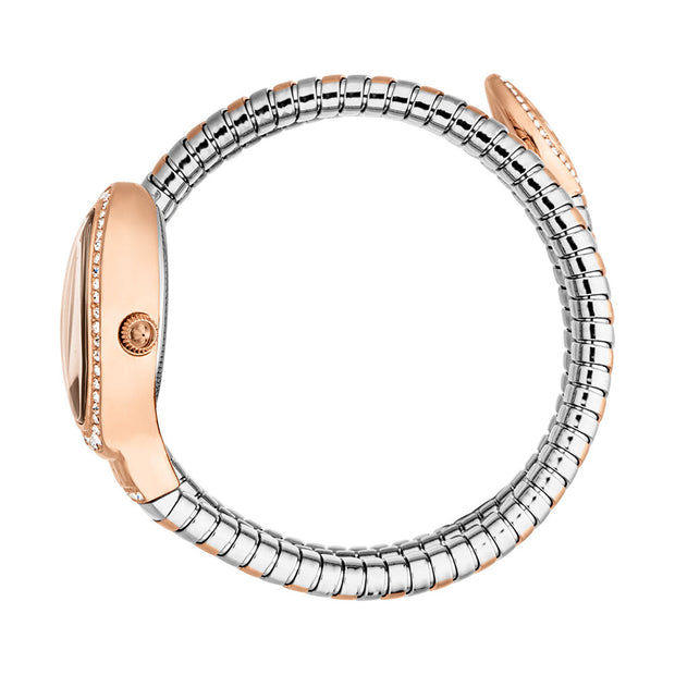 Women Carezza Two Tone Silver & Rose Gold 22 X 33.5mm Watch