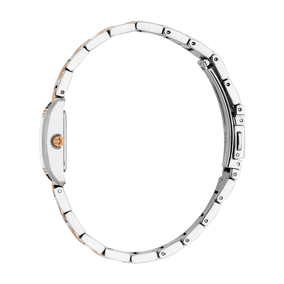 Women Sera Two Tone Silver & Rose Gold 22 X 25mm Watch