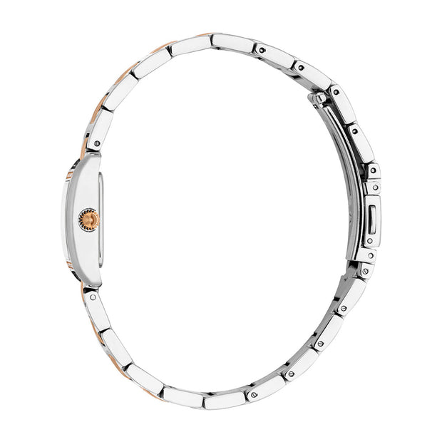 Women Sera Two Tone Silver & Rose Gold 22 X 25mm Watch