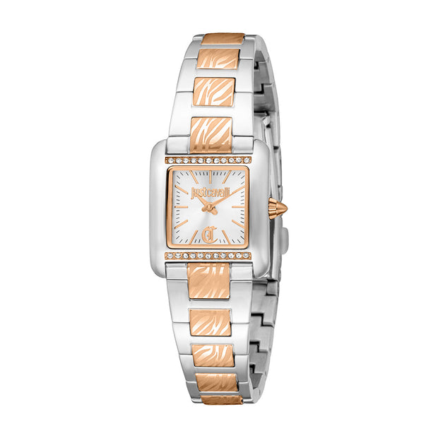 Women Sera Two Tone Silver & Rose Gold 22 X 25mm Watch