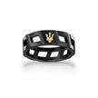 Men Black/Gold Ring