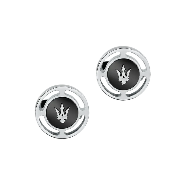 أزرار أكمام بشعار العلامة ترايدنت