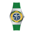 Men World Flags Big Tic Brazil Watch