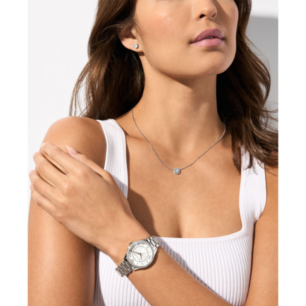 Women Lauryn Silver Watch Set