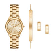 Women Slim Runway Gold Watch