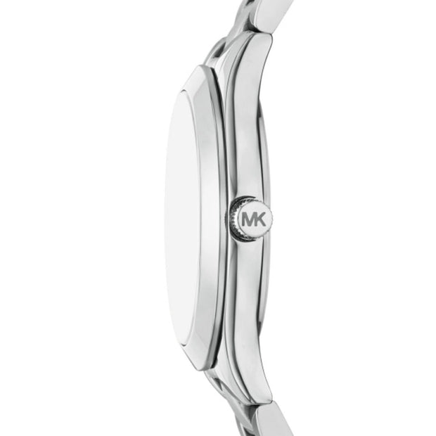 Women Slim Runway Silver Watch