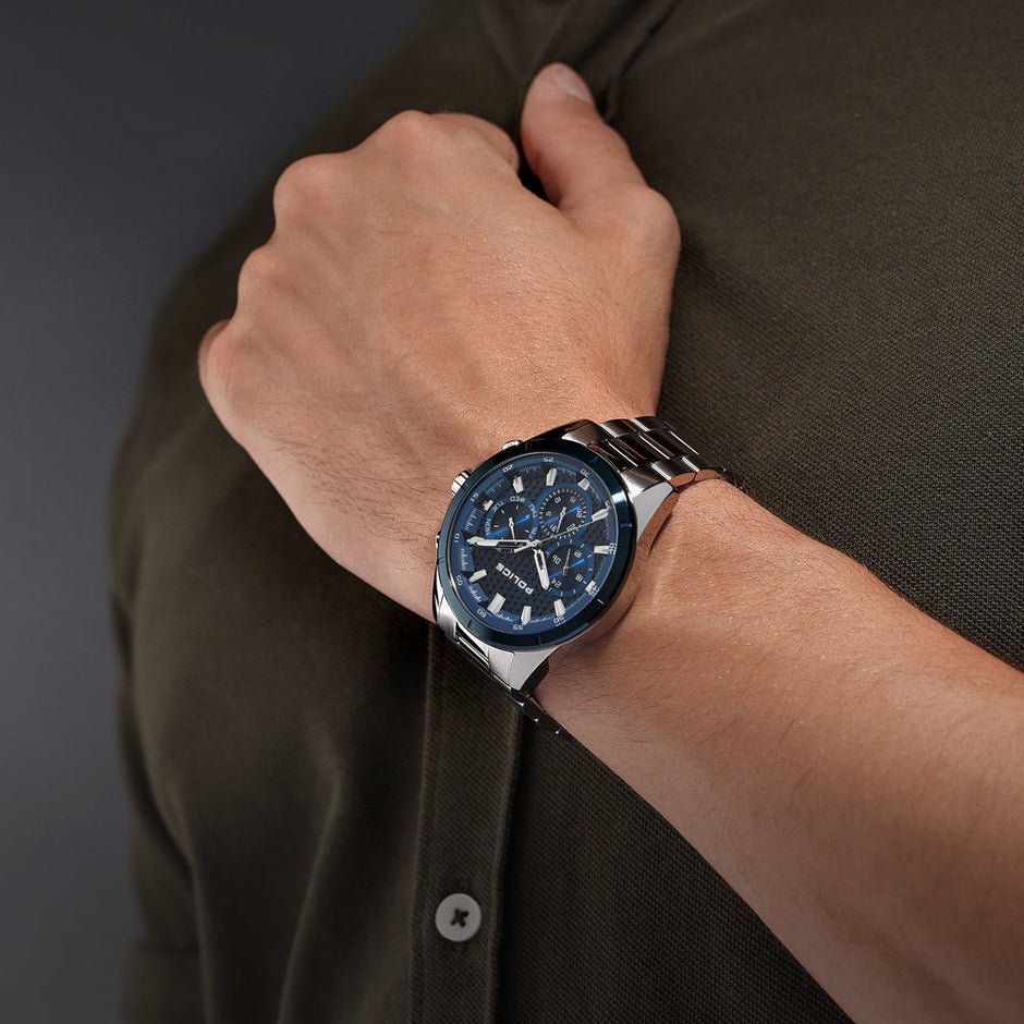 Men Motion Silver Watch