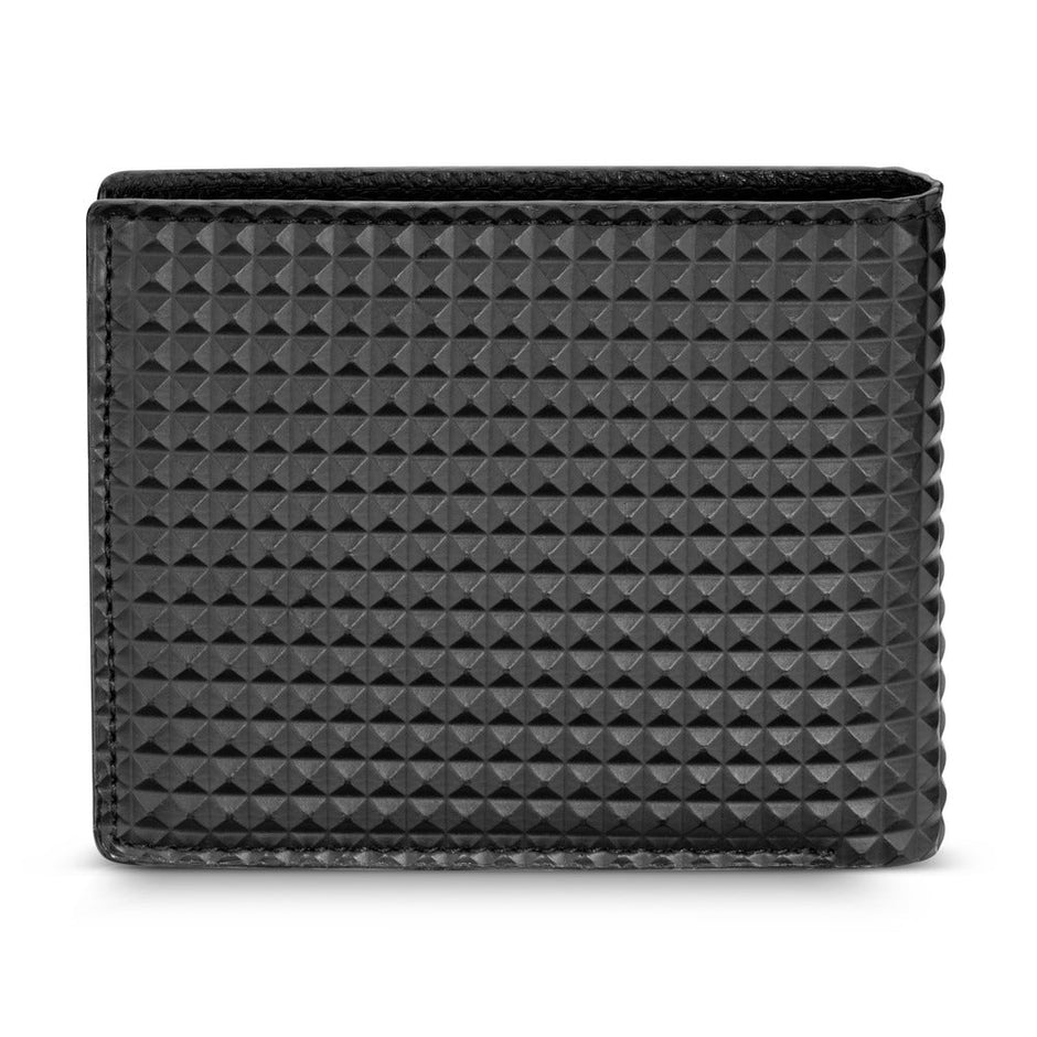 Men Police Black Wallet With Coin Holder