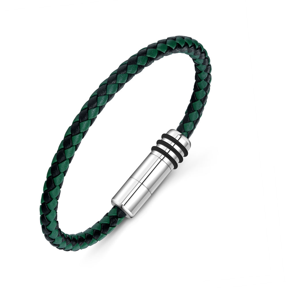 Men Black -Green Bracelet
