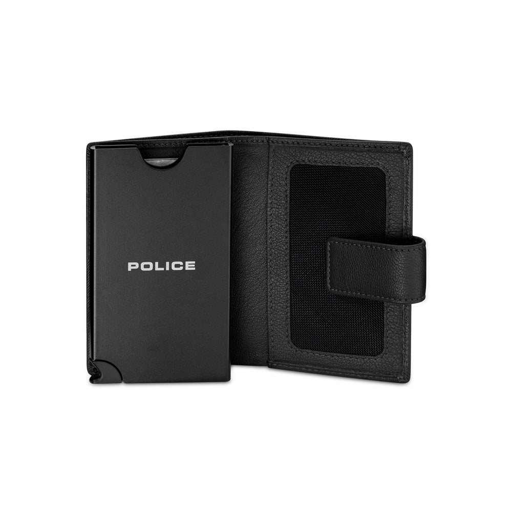 Men Automatic Black Card Holder