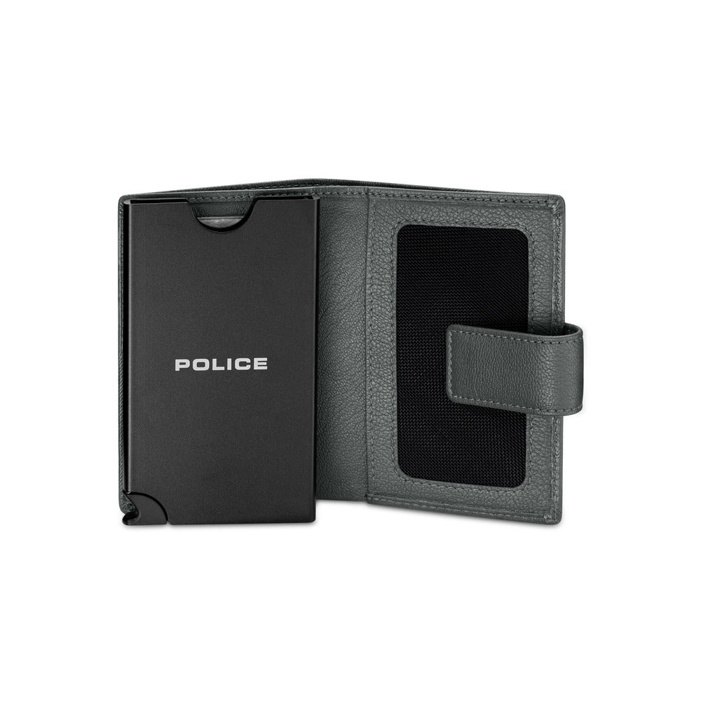 Men Automatic Grey Card Holder