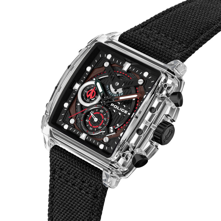 Men Clout Black 43X43.8mm Watch
