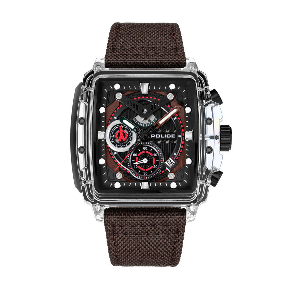 Men Clout Black 43X43.8mm Watch