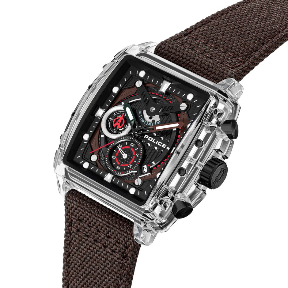 Men Clout Black 43X43.8mm Watch