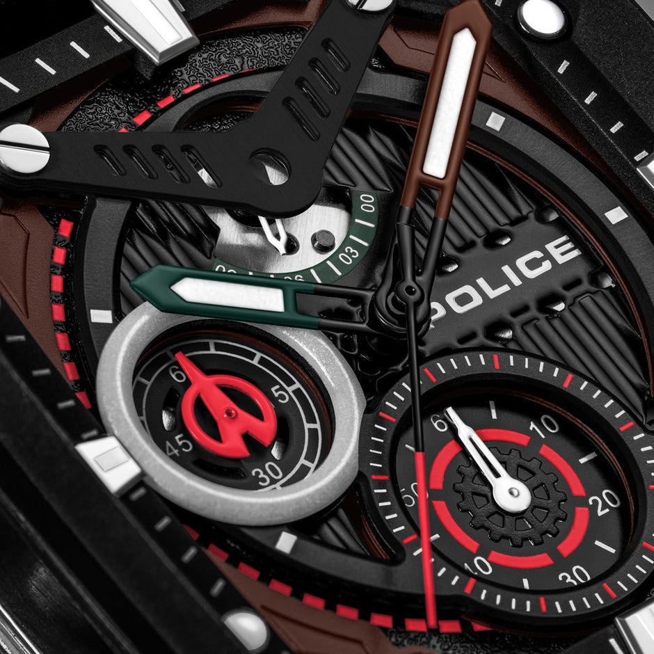 Men Clout Black 43X43.8mm Watch