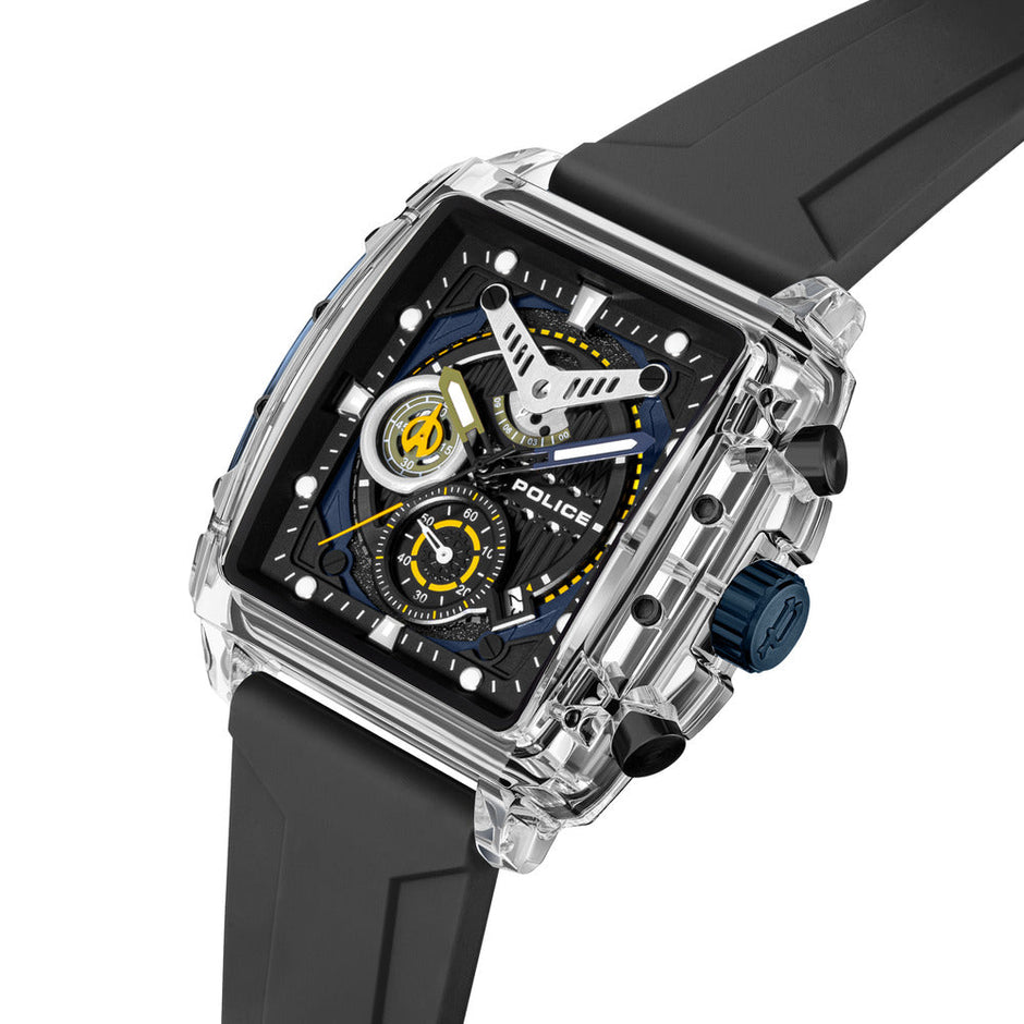 Men Clout Black 43X43.8mm Watch