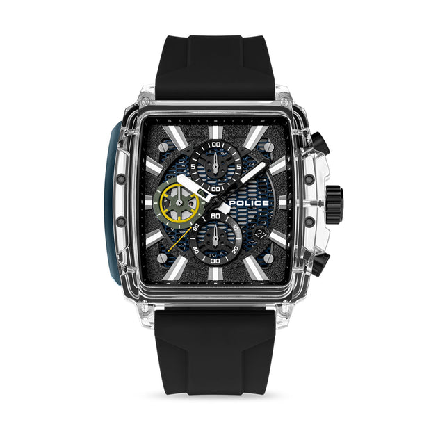 Men Clout Octet  Black And Blue  43X43.8Mm Watch
