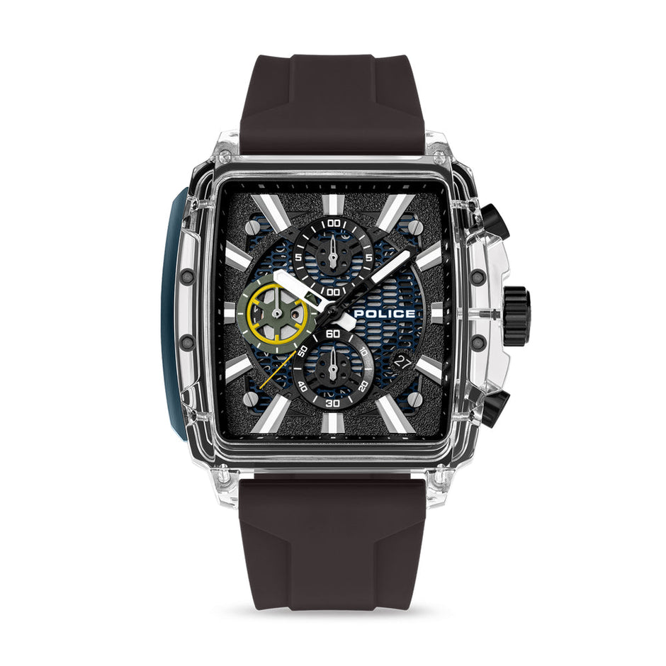 Men Clout Octet  Black And Blue  43X43.8Mm Watch