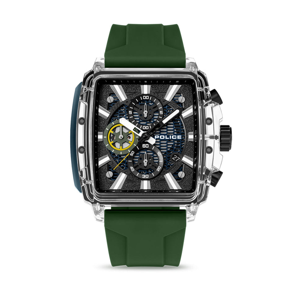 Men Clout Octet  Black And Blue  43X43.8Mm Watch