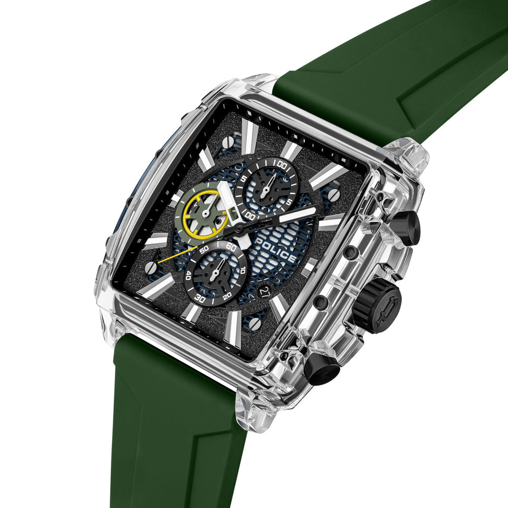 Men Clout Octet  Black And Blue  43X43.8Mm Watch