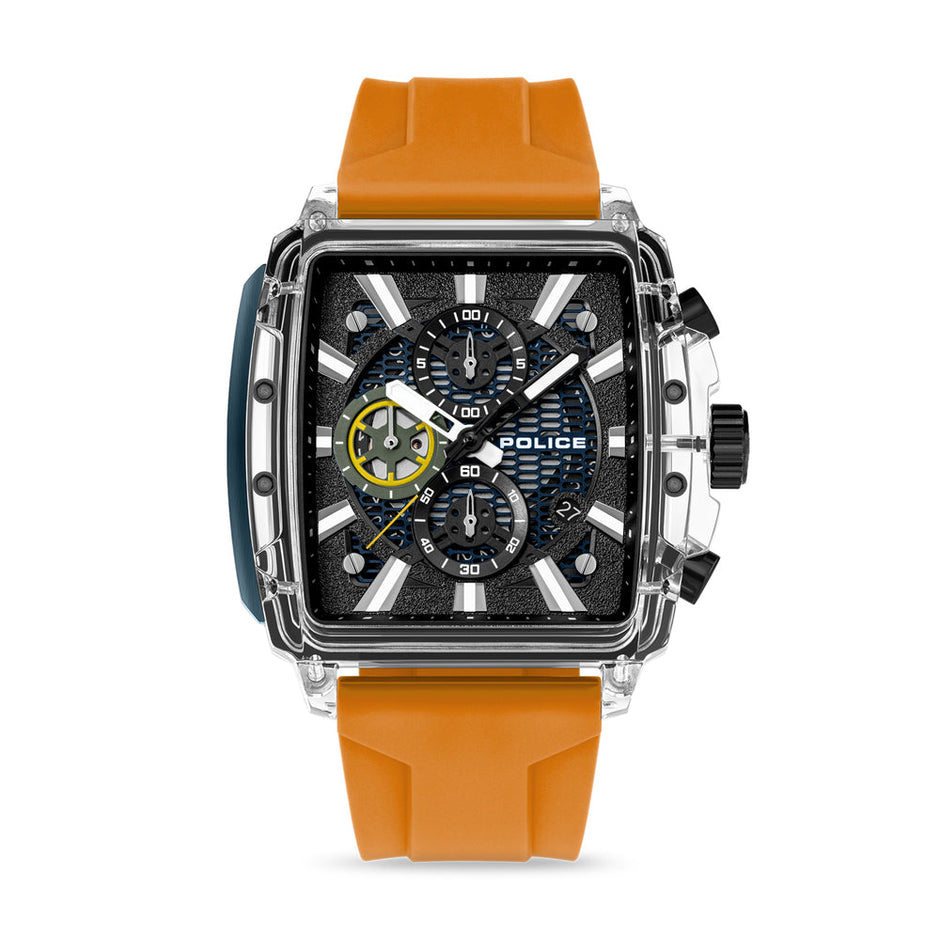 Men Clout Octet  Black And Blue  43X43.8Mm Watch