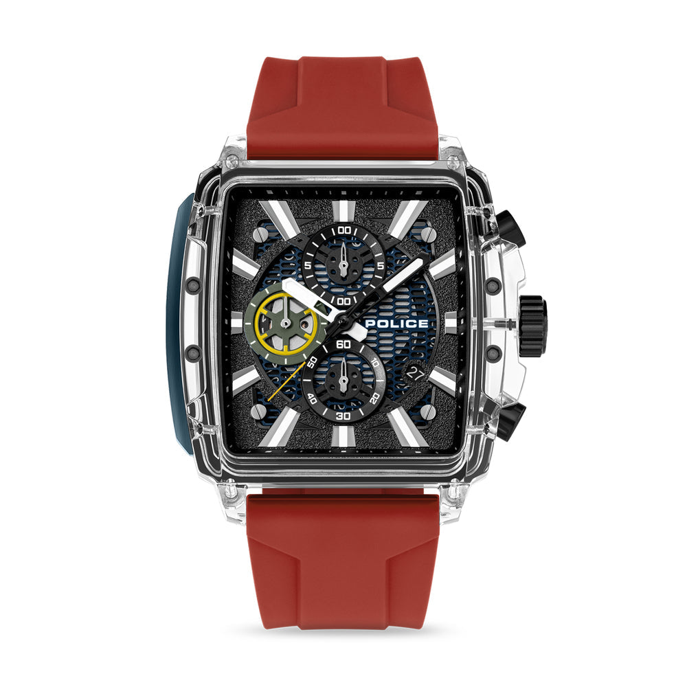 Men Clout Octet  Black And Blue  43X43.8Mm Watch
