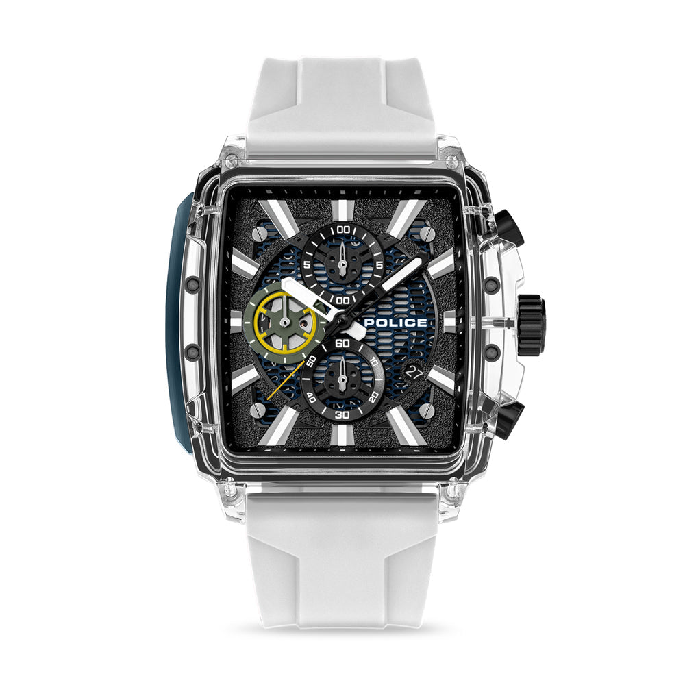 Men Clout Octet  Black And Blue  43X43.8Mm Watch