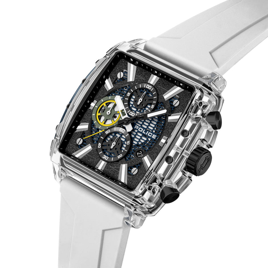 Men Clout Octet  Black And Blue  43X43.8Mm Watch