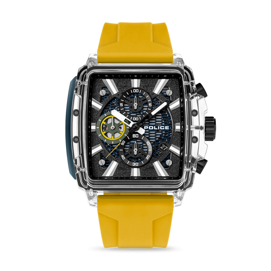 Men Clout Octet  Black And Blue  43X43.8Mm Watch