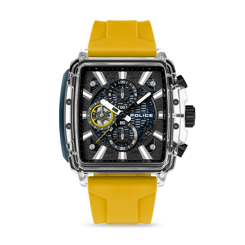 Men Clout Octet  Black And Blue  43X43.8Mm Watch