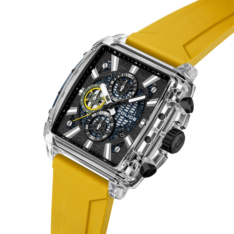 Men Clout Octet  Black And Blue  43X43.8Mm Watch
