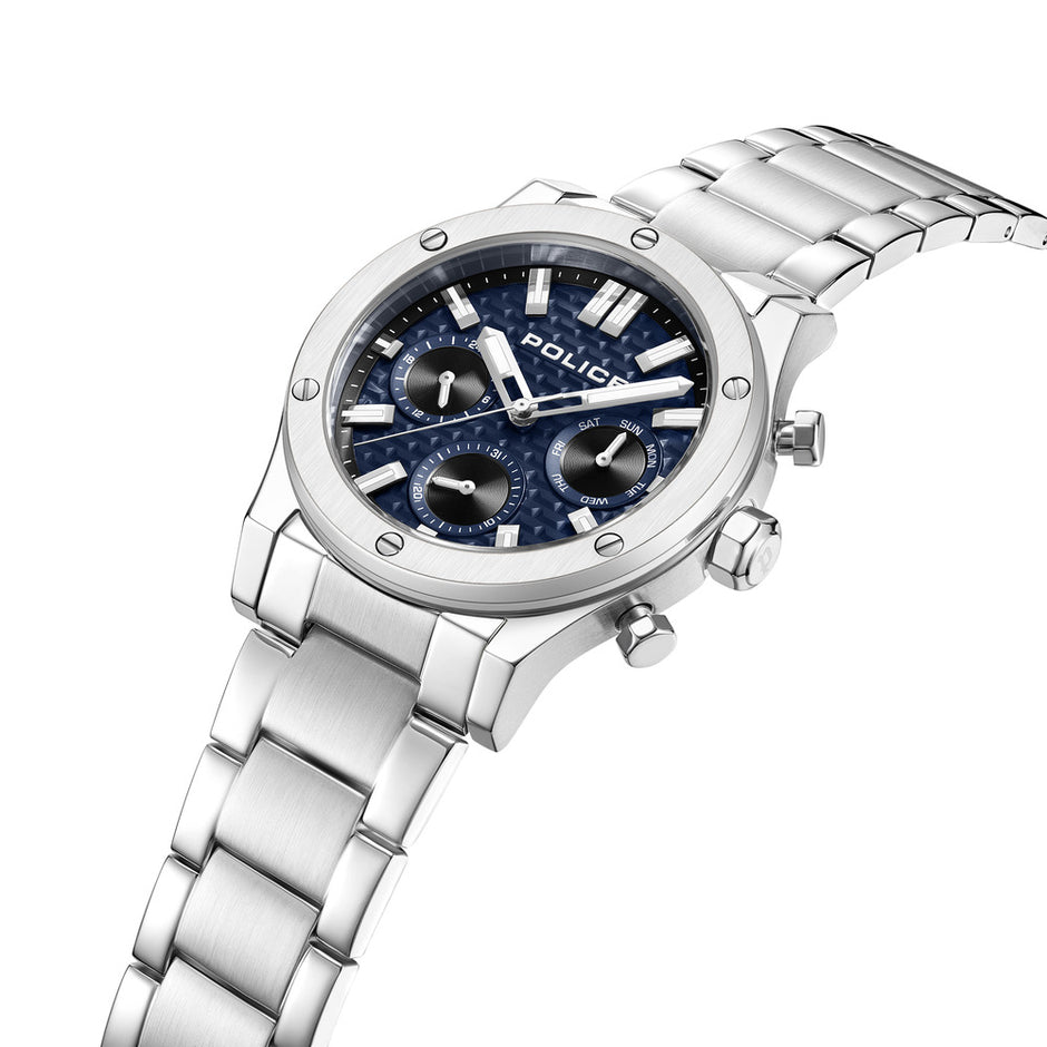 Men Polysh Silver Watch