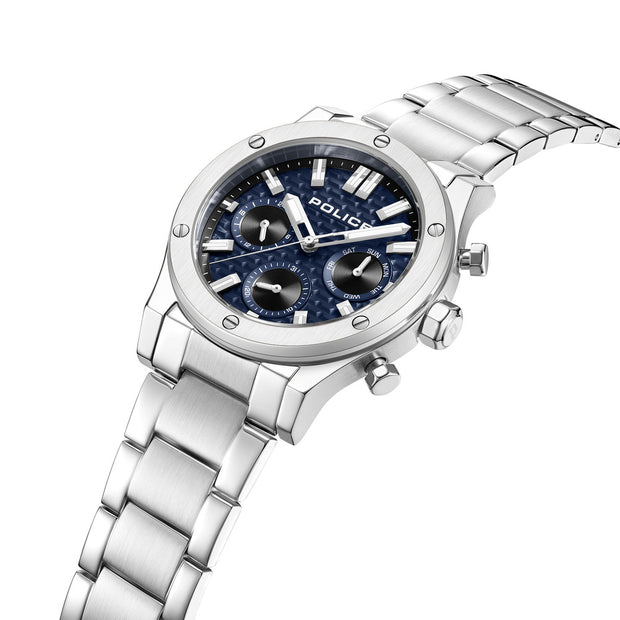 Men Polysh Silver Watch