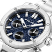 Men Polysh Silver Watch