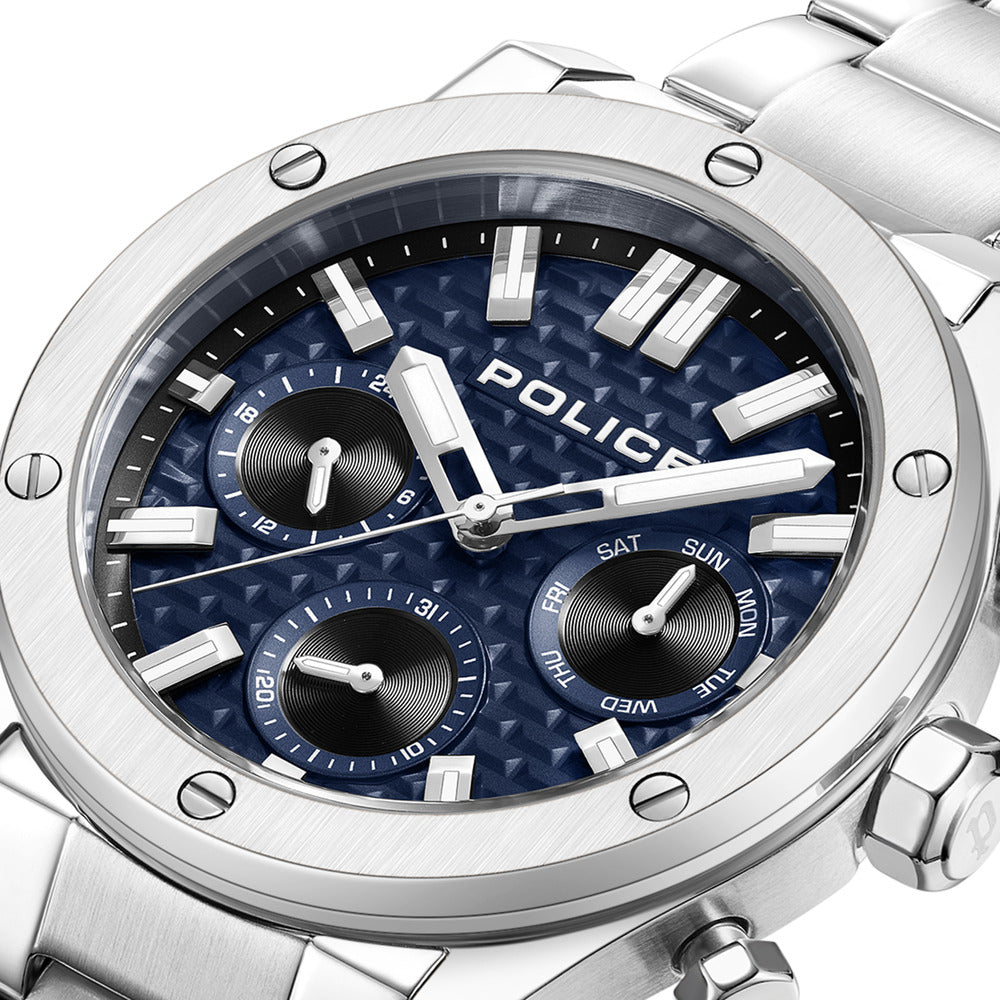 Men Polysh Silver Watch