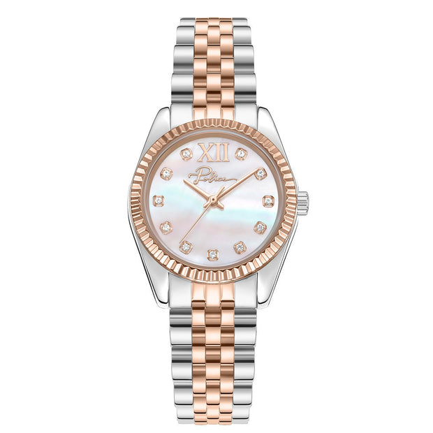 Women Flute Silver 28mm Watch
