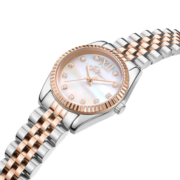 Women Flute Silver 28mm Watch