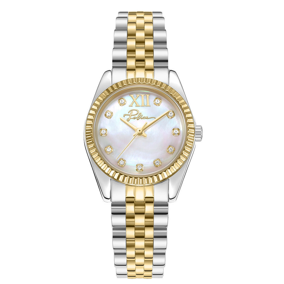 Women Flute Silver 28mm Watch
