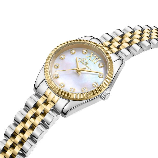 Women Flute Silver 28mm Watch