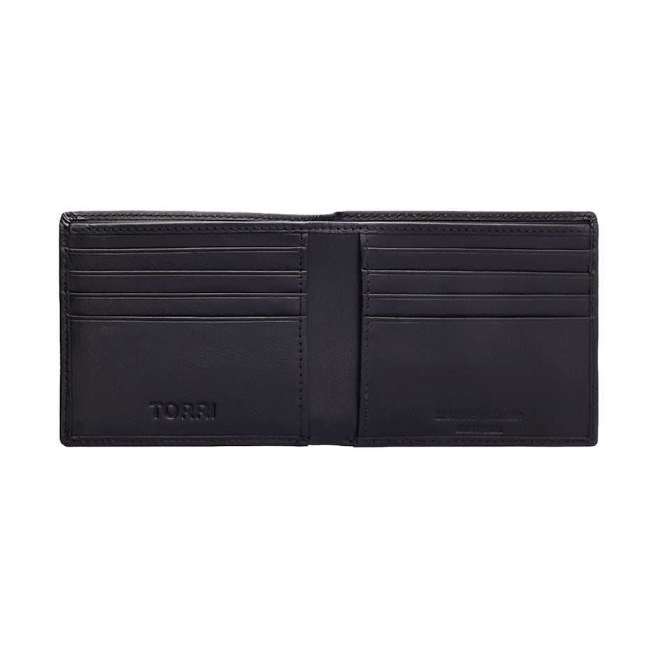 Men Santino Goil Navy/Black Wallet
