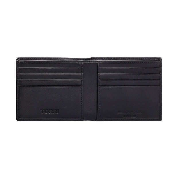 Men Santino Goil Navy/Black Wallet