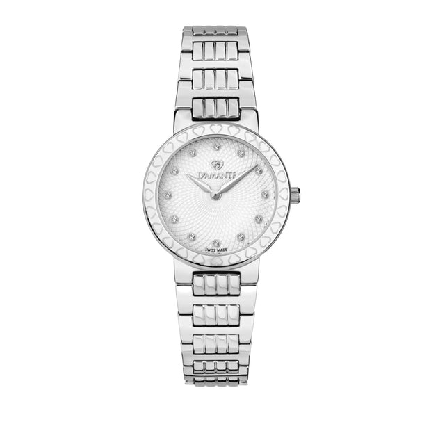 Women Logo Silver Watch