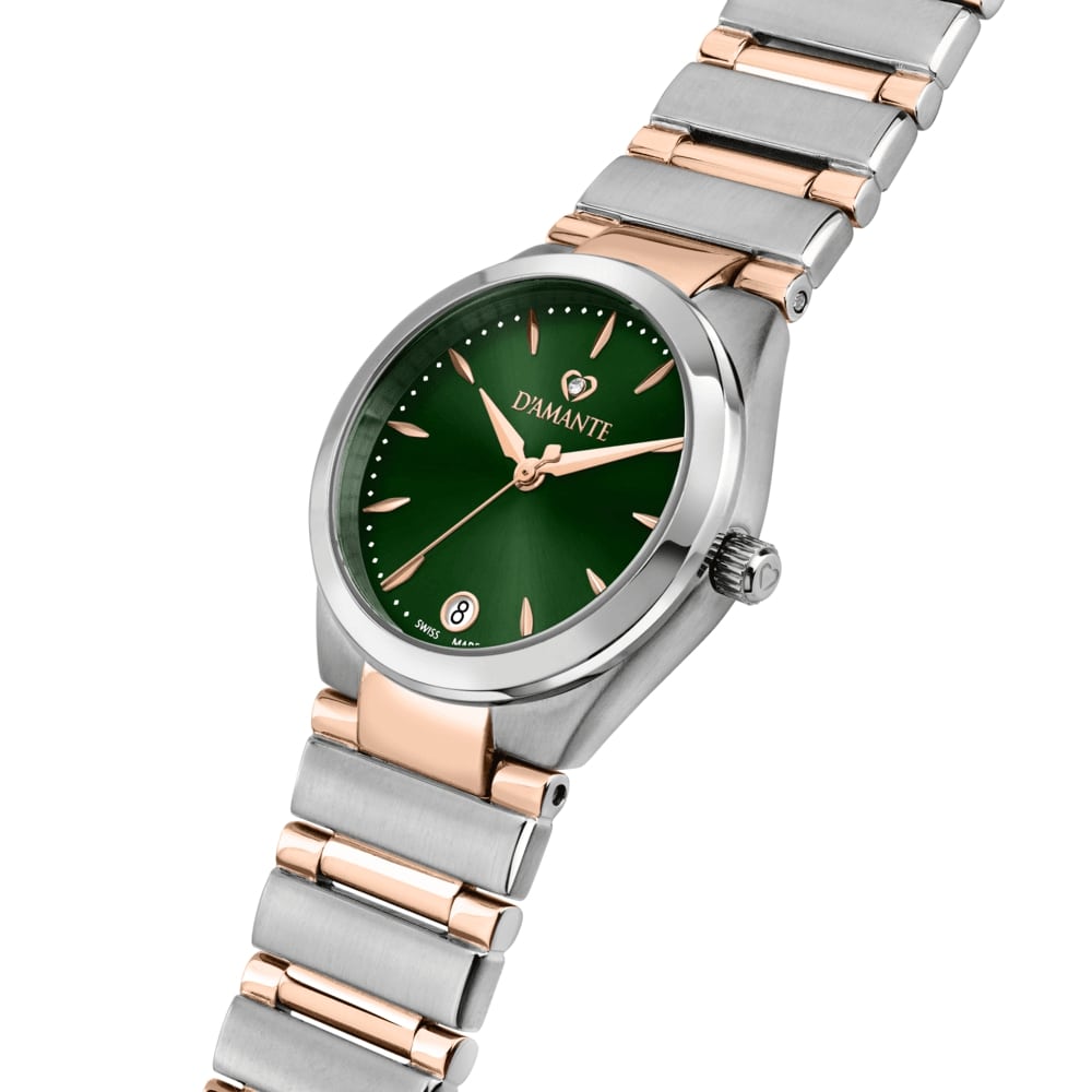 Women Design Two Tone Watch